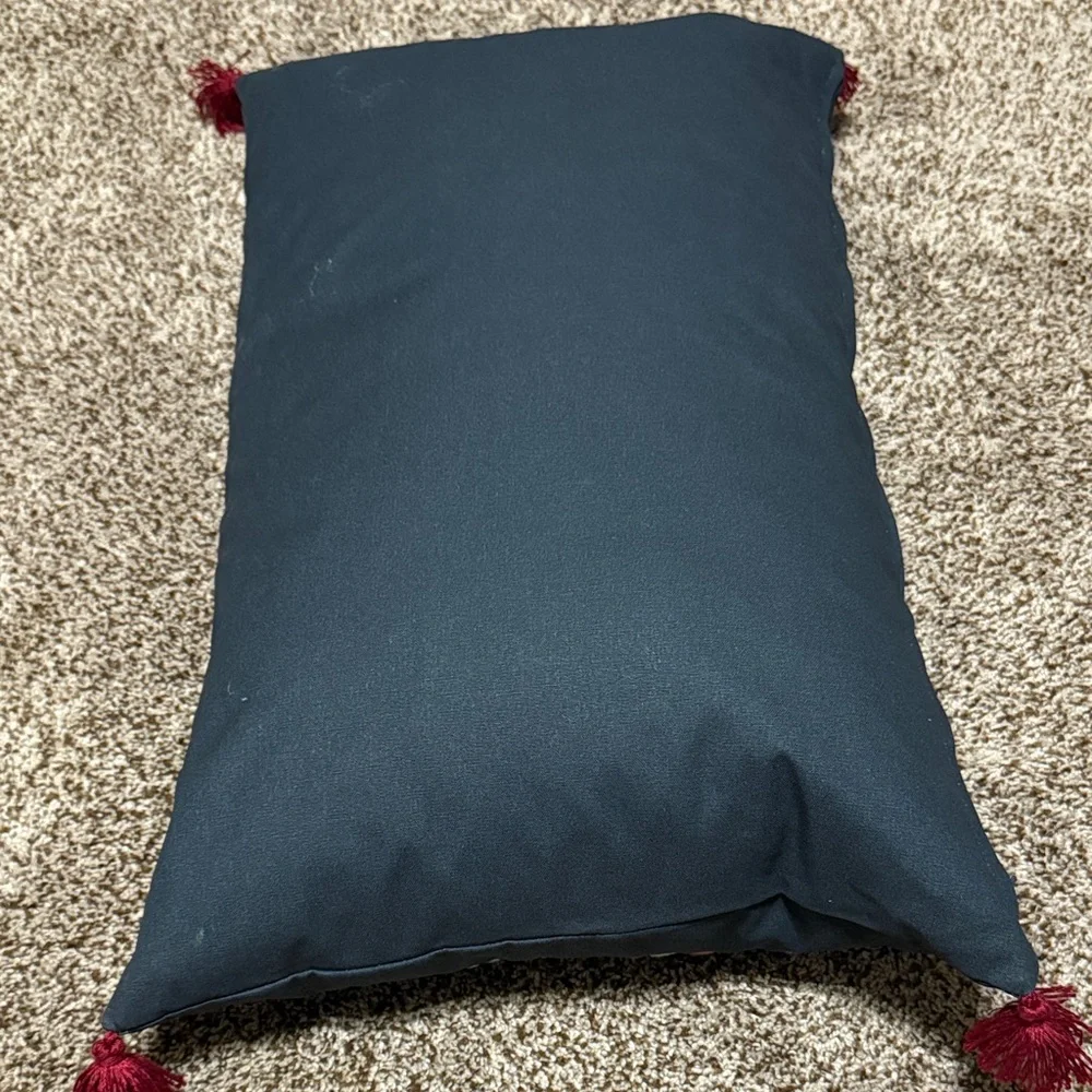 IKEA Floral Embroidered pillow